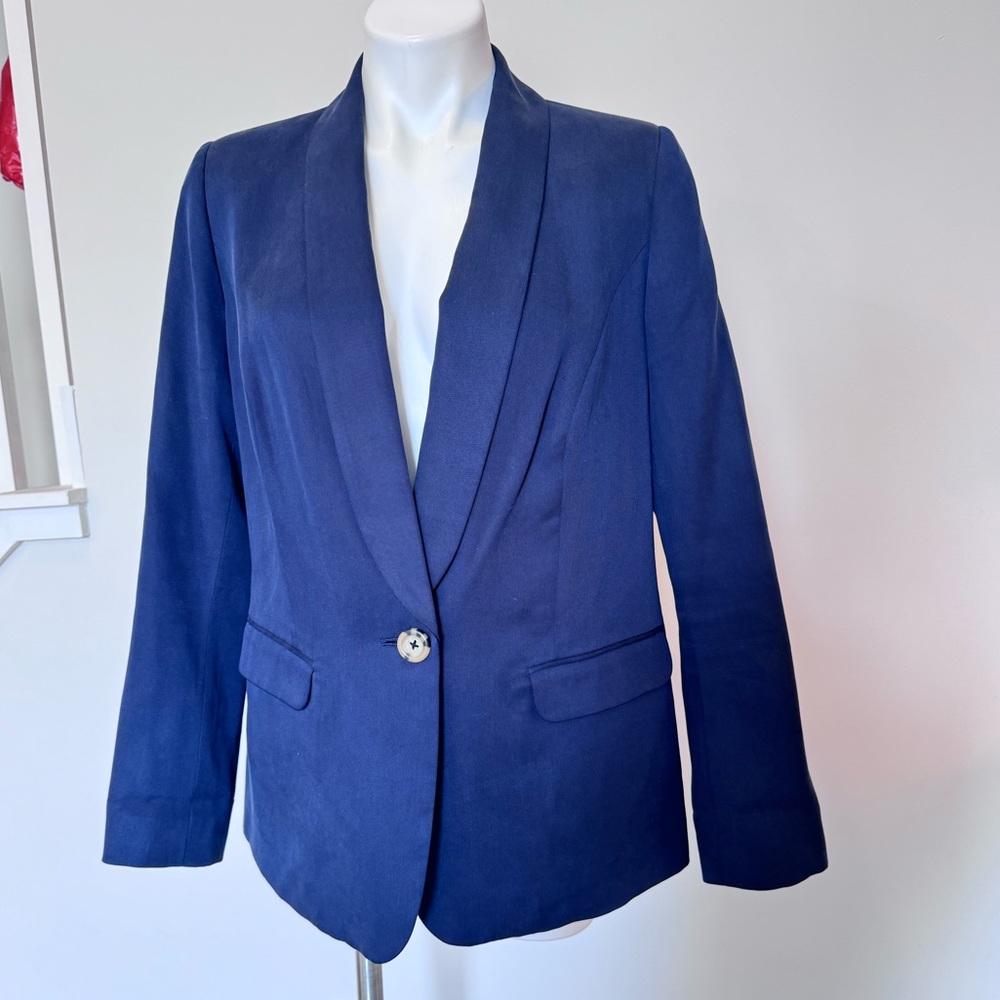 Boden Single Breast Navy Blazer Jacket - Picture 11 of 12